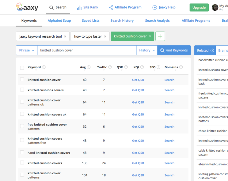 keyword research for seo