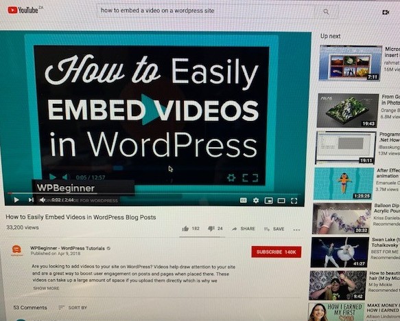 how to put a video on a website