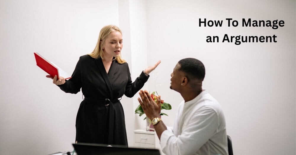 how to manage an argument
